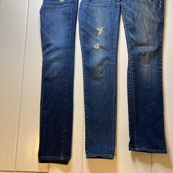 Abercrombie & Fitch, Woman’s Skinny Jeans, 00S, bundle of 3, Distressed - Picture 12 of 16